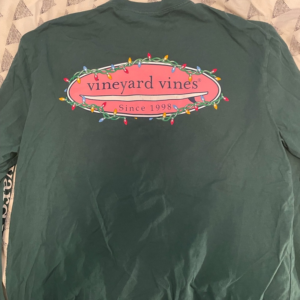 Vineyard vines christmas long sleeve tee